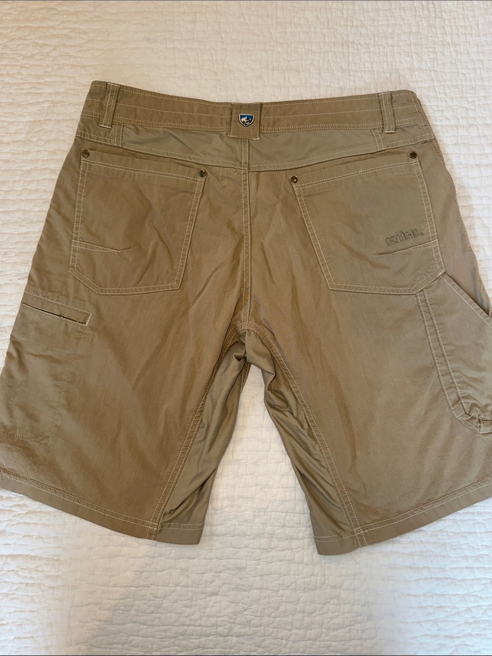 Kuhl Radikl Men's Cargo Shorts in Tan and Slate Blue (2 pair) size 34 - Picture 7 of 7